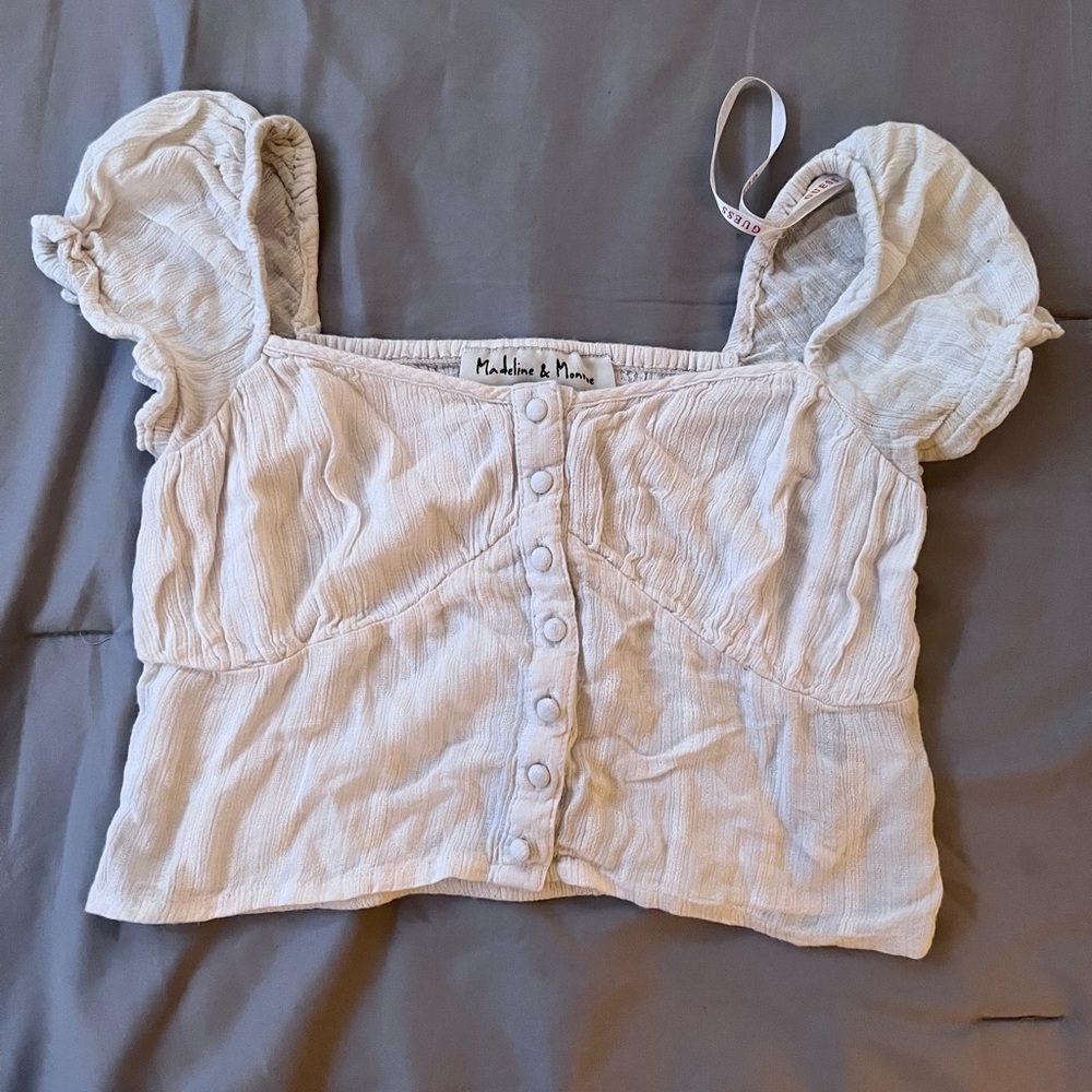 GUESS shirt crop top